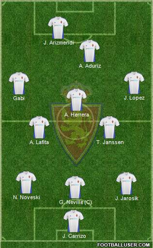 R. Zaragoza S.A.D. Formation 2011
