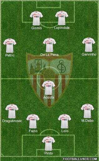 Sevilla F.C., S.A.D. Formation 2011