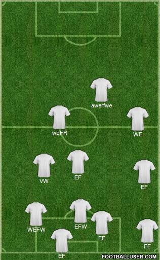 Pro Evolution Soccer Team Formation 2011