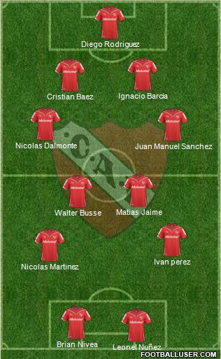 Independiente Formation 2011