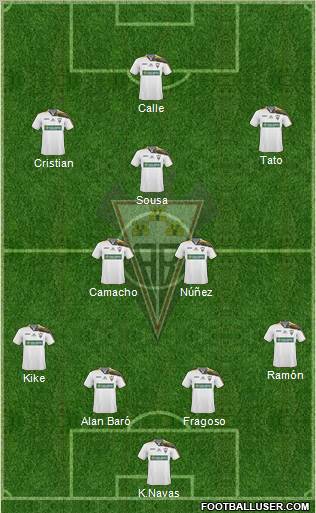 Albacete B., S.A.D. Formation 2011
