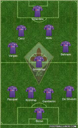 Fiorentina Formation 2011