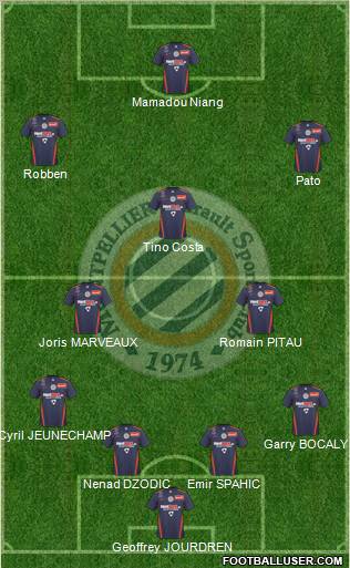 Montpellier Hérault Sport Club Formation 2011