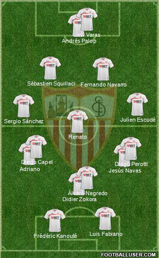Sevilla F.C., S.A.D. Formation 2011