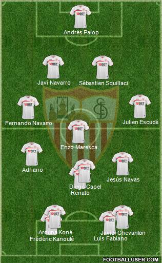 Sevilla F.C., S.A.D. Formation 2011