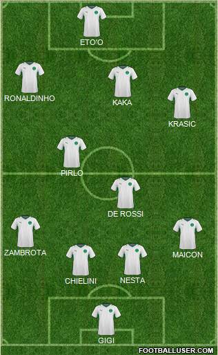 Saudi Arabia football formation