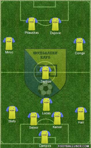 FK Modrica Maxima Formation 2011