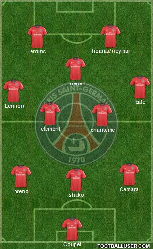 Paris Saint-Germain Formation 2011