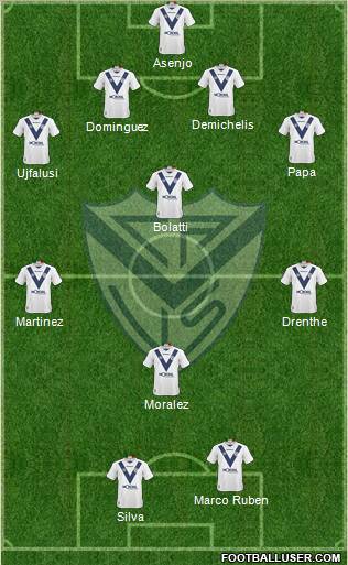 Vélez Sarsfield Formation 2011