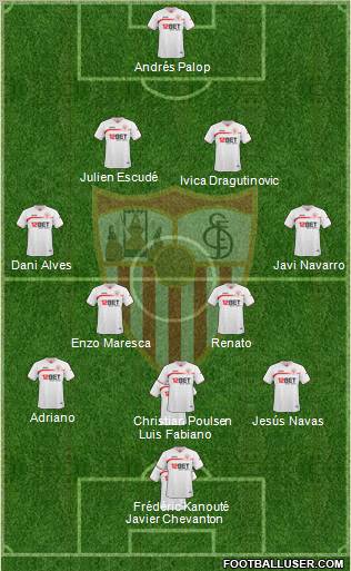 Sevilla F.C., S.A.D. Formation 2011