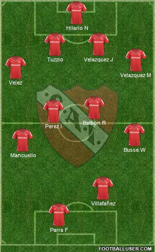 Independiente Formation 2011