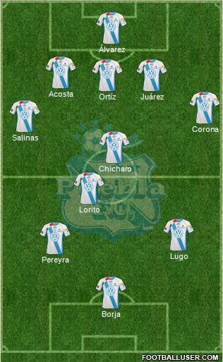 Club Puebla de la Franja Formation 2011