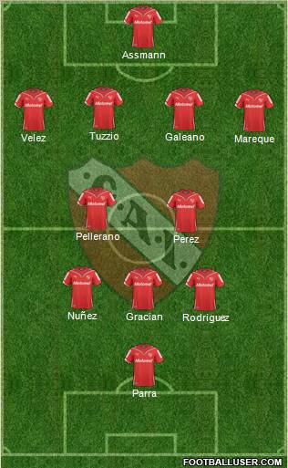Independiente Formation 2011