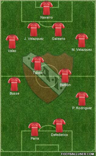 Independiente Formation 2011