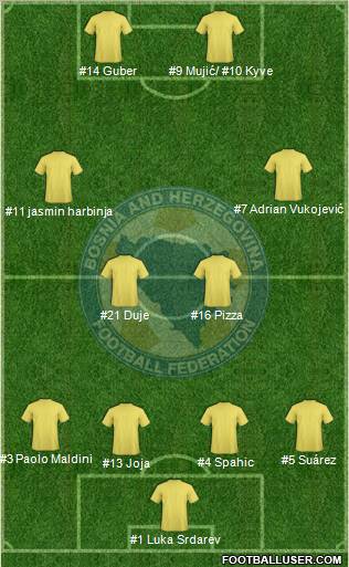 Bosnia and Herzegovina Formation 2011