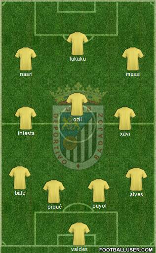 C.D. Badajoz S.A.D. Formation 2011