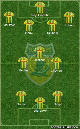 FC Nantes Formation 2011