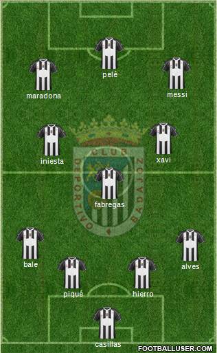 C.D. Badajoz S.A.D. Formation 2011