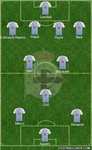 R.C. Deportivo de La Coruña S.A.D. Formation 2011
