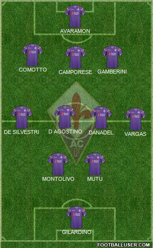 Fiorentina Formation 2011