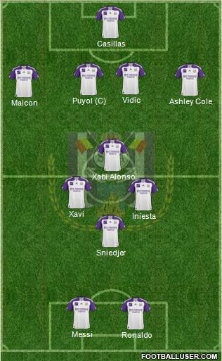 RSC Anderlecht Formation 2011