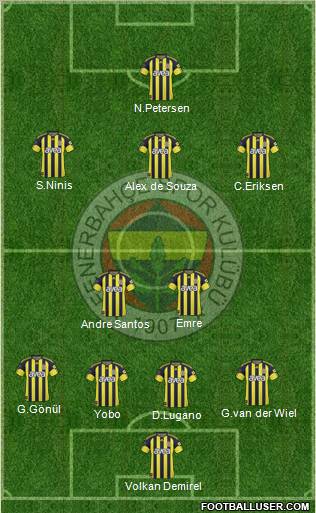 Fenerbahçe SK Formation 2011