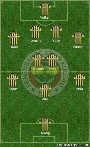 Fenerbahçe SK Formation 2011