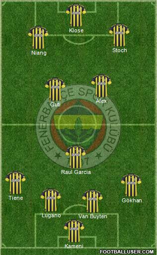 Fenerbahçe SK Formation 2011