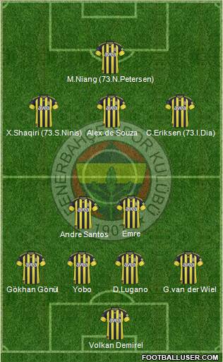 Fenerbahçe SK Formation 2011