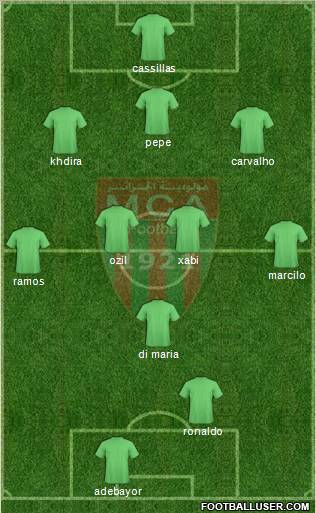 Mouloudia Club d'Alger Formation 2011