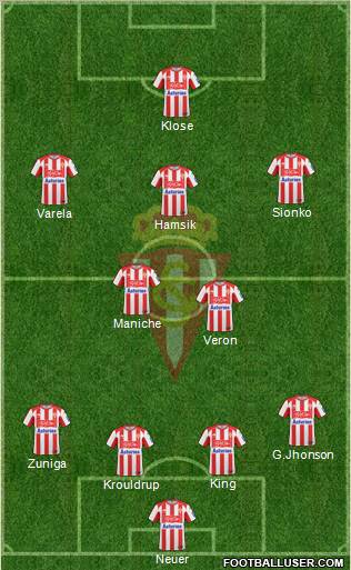 Real Sporting S.A.D. Formation 2011