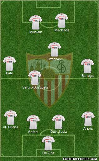 Sevilla F.C., S.A.D. Formation 2011