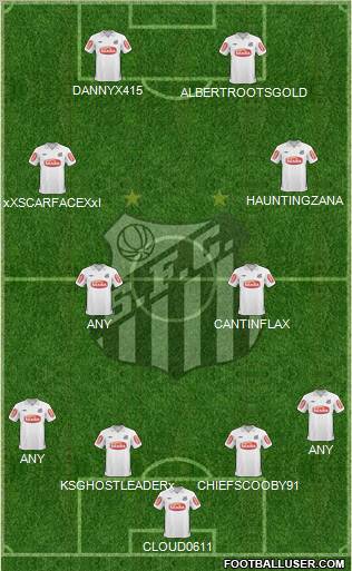 Santos FC Formation 2011
