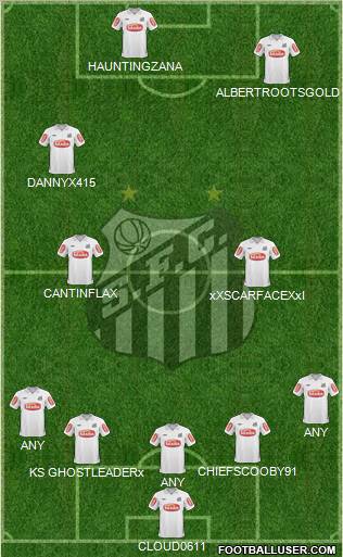 Santos FC Formation 2011