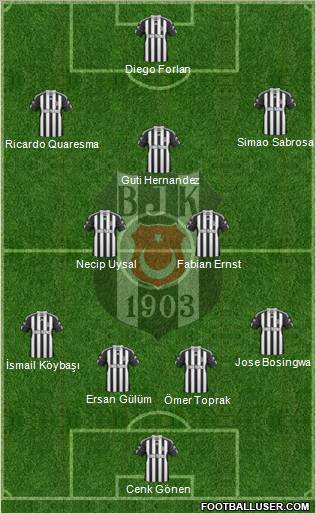 Besiktas JK Formation 2011