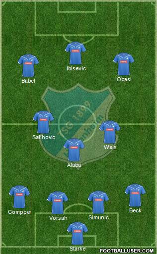 TSG 1899 Hoffenheim Formation 2011