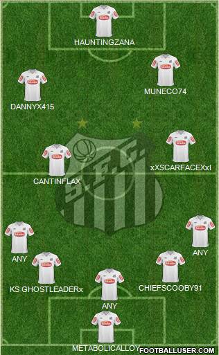 Santos FC Formation 2011