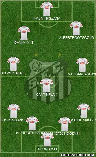 Santos FC Formation 2011