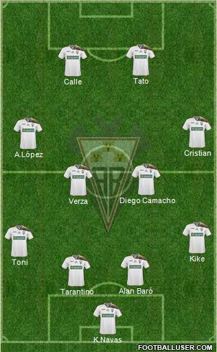 Albacete B., S.A.D. Formation 2011
