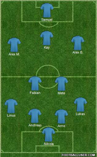 Pro Evolution Soccer Team Formation 2011