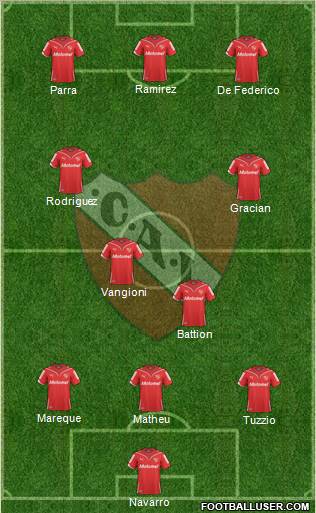 Independiente Formation 2011