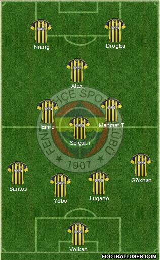 Fenerbahçe SK Formation 2011