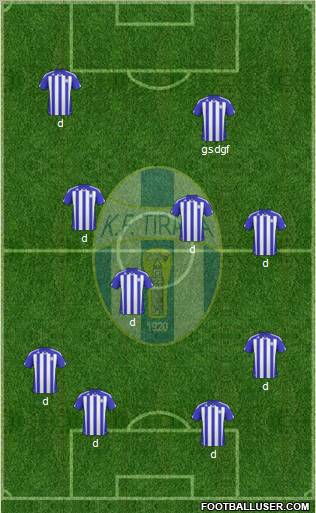 KF Tirana Formation 2011