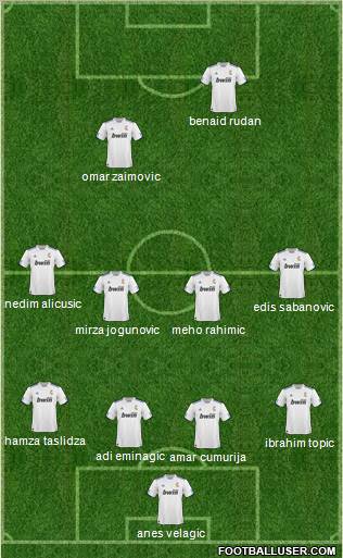 R. Madrid Castilla Formation 2011