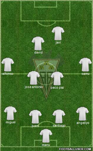Albacete B., S.A.D. Formation 2011