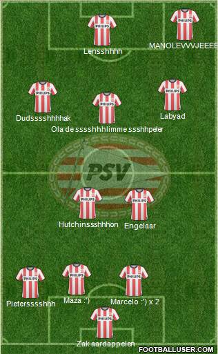 PSV Formation 2011