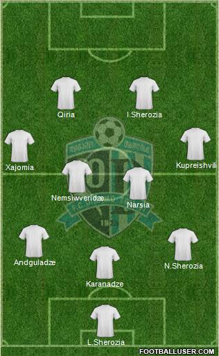 Dinamo Tbilisi Formation 2011
