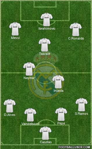 Real Madrid C.F. Formation 2011