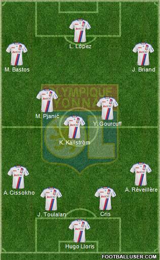 Olympique Lyonnais Formation 2011
