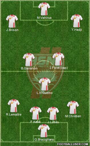 A.S. Nancy Lorraine football formation